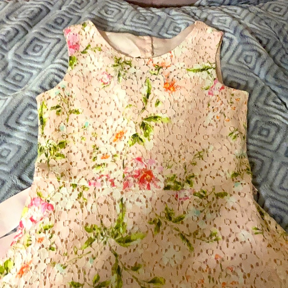 Girls children’s Palace floral pink dress